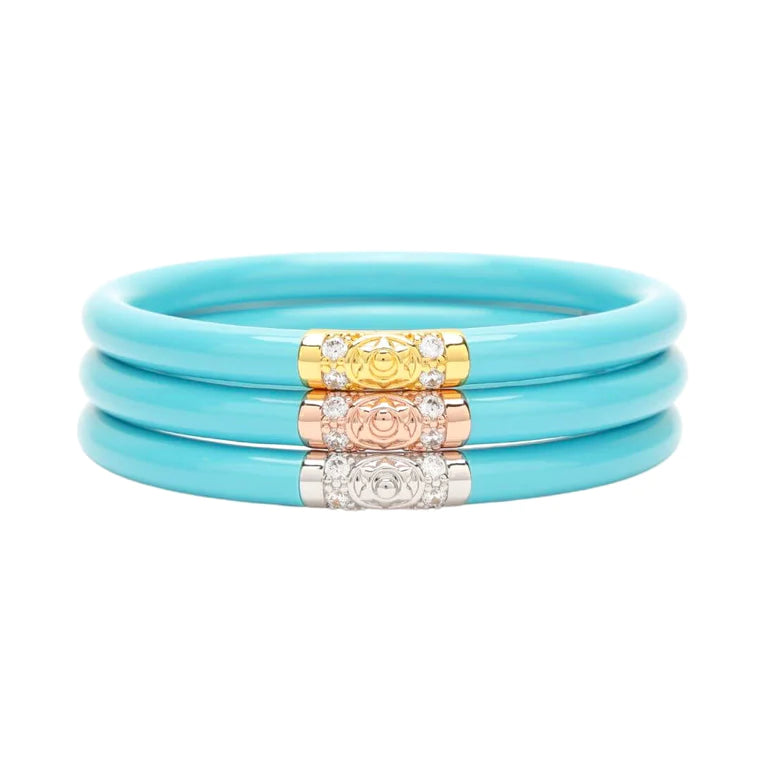 BudhaGirl | Three Kings All Weather Bangles (AWB) - Turquoise