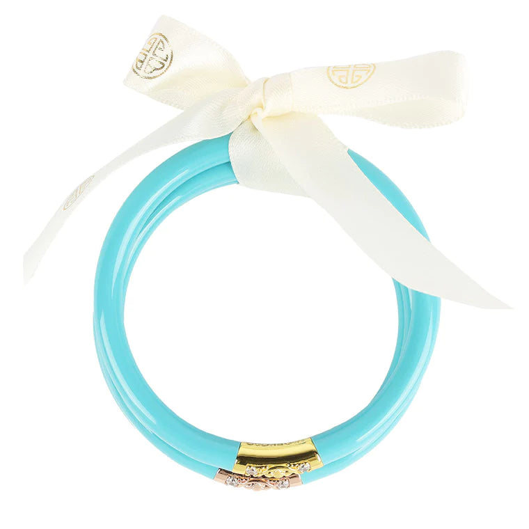 BudhaGirl | Three Kings All Weather Bangles (AWB) - Turquoise