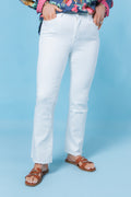 Vervet | Bella High Rise Seamless Waistband Crop Flare Jeans (Final Sale)