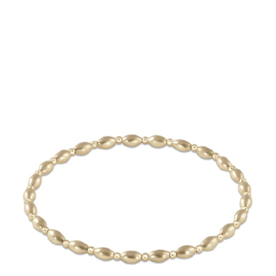 Enewton | Harmony Grateful Pattern 2.5mm Bead Bracelet - Gold