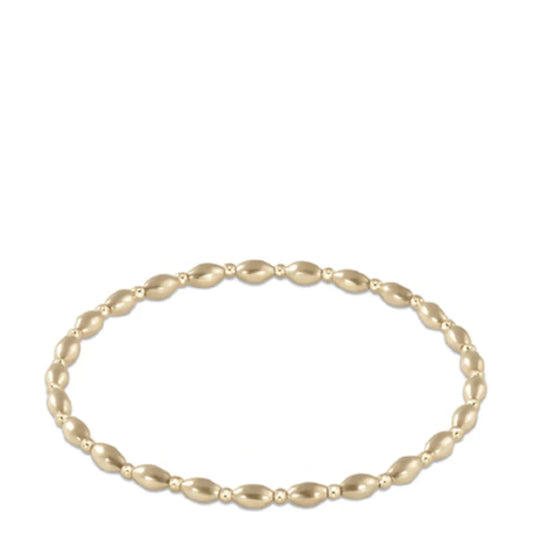 Enewton | Harmony Grateful Pattern 2.5mm Bead Bracelet - Gold