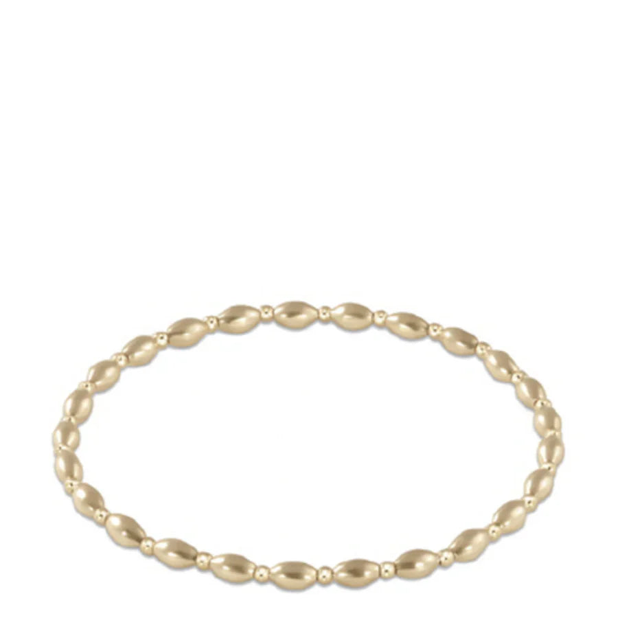 Enewton | Extends Harmony Grateful Pattern 2.5mm Bead Bracelet - Gold