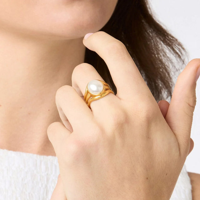 Julie Vos | Wave Stone Ring