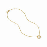 Julie Vos | Wave Circle Delicate Necklace