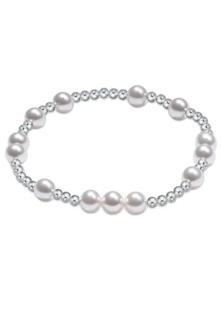 Enewton | Extends Hope Unwritten Sterling 6mm Bead Bracelet -  Pearl