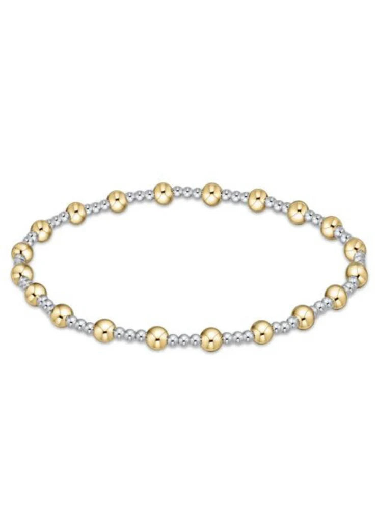 Enewton | Extends Classic Sincerity Pattern 4mm Bead Bracelet - Mixed Metal