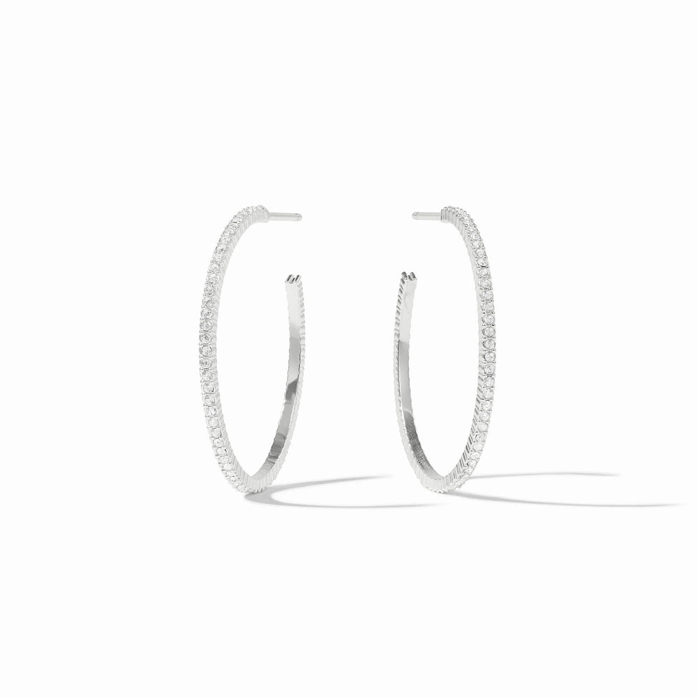 Julie Vos | Windsor Hoop - Silver