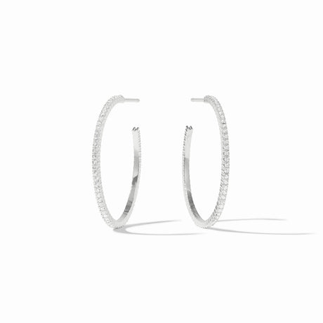 Julie Vos | Windsor Hoop - Silver
