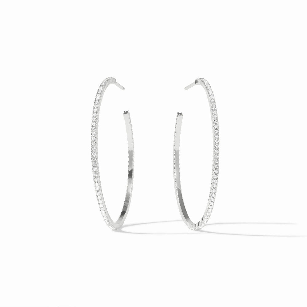 Julie Vos | Windsor Hoop - Silver