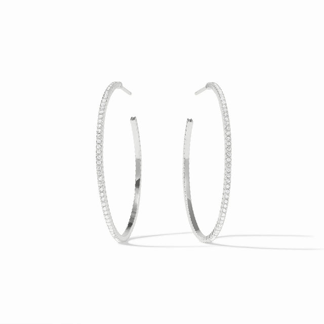 Julie Vos | Windsor Hoop - Silver