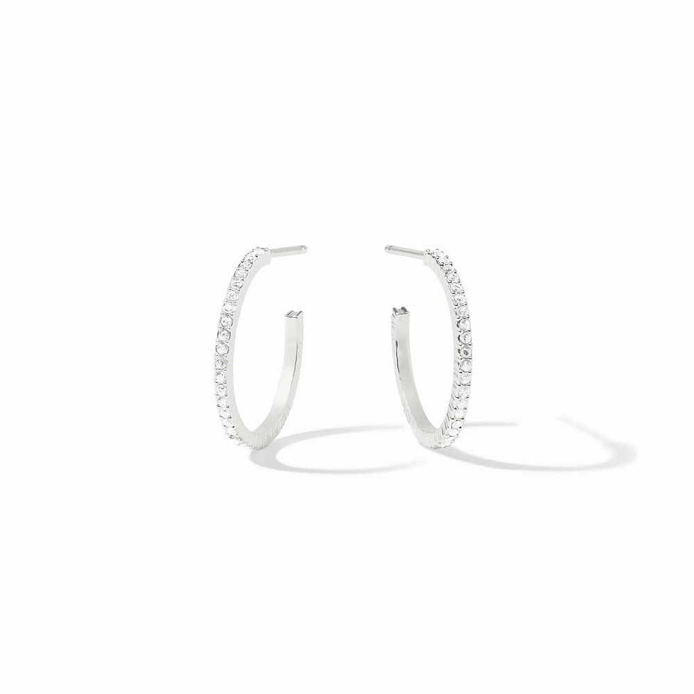 Julie Vos | Windsor Hoop - Silver