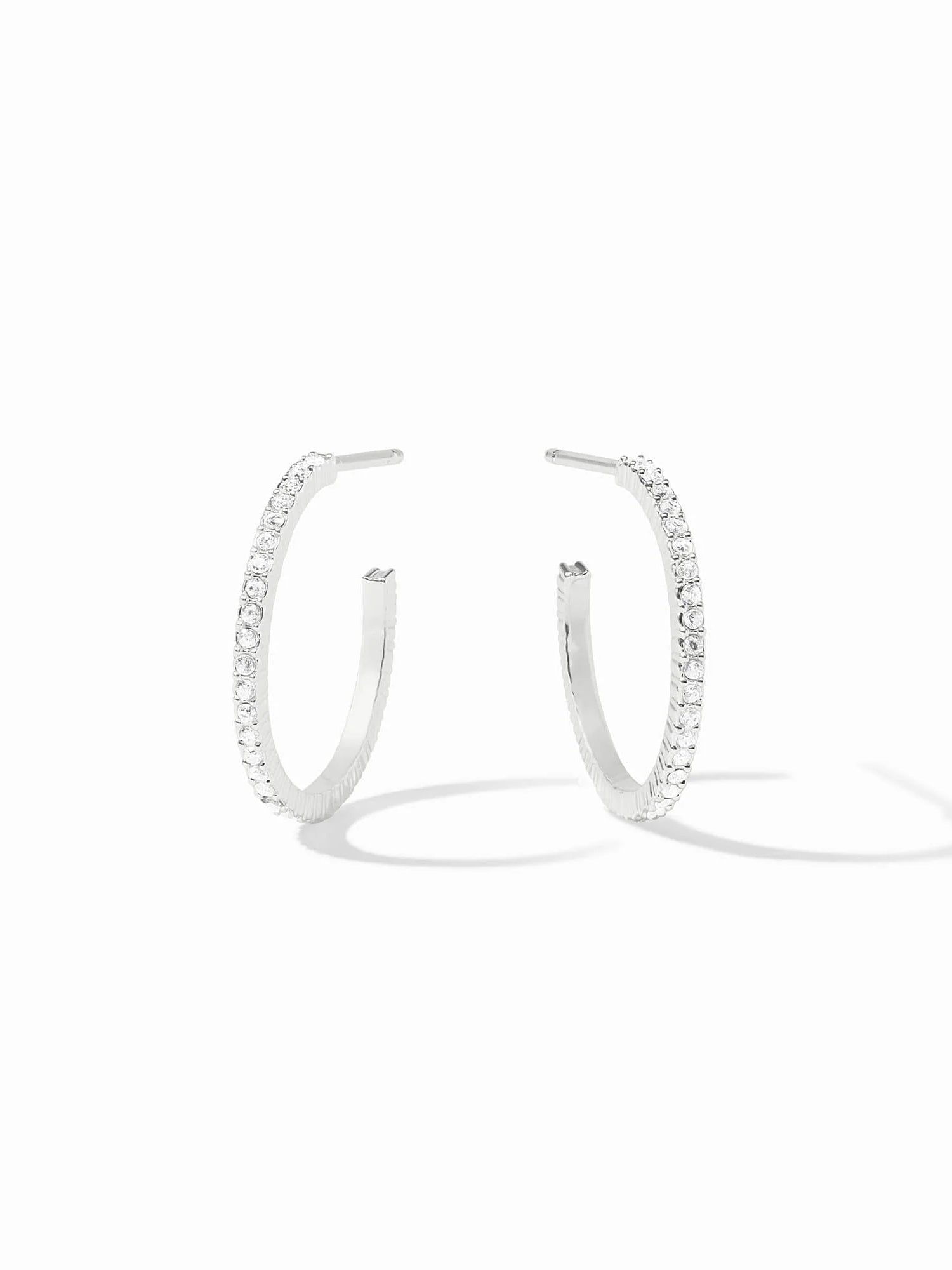 Julie Vos | Windsor Hoop - Silver
