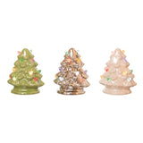 Mini Ceramic Light-Up Christmas Trees