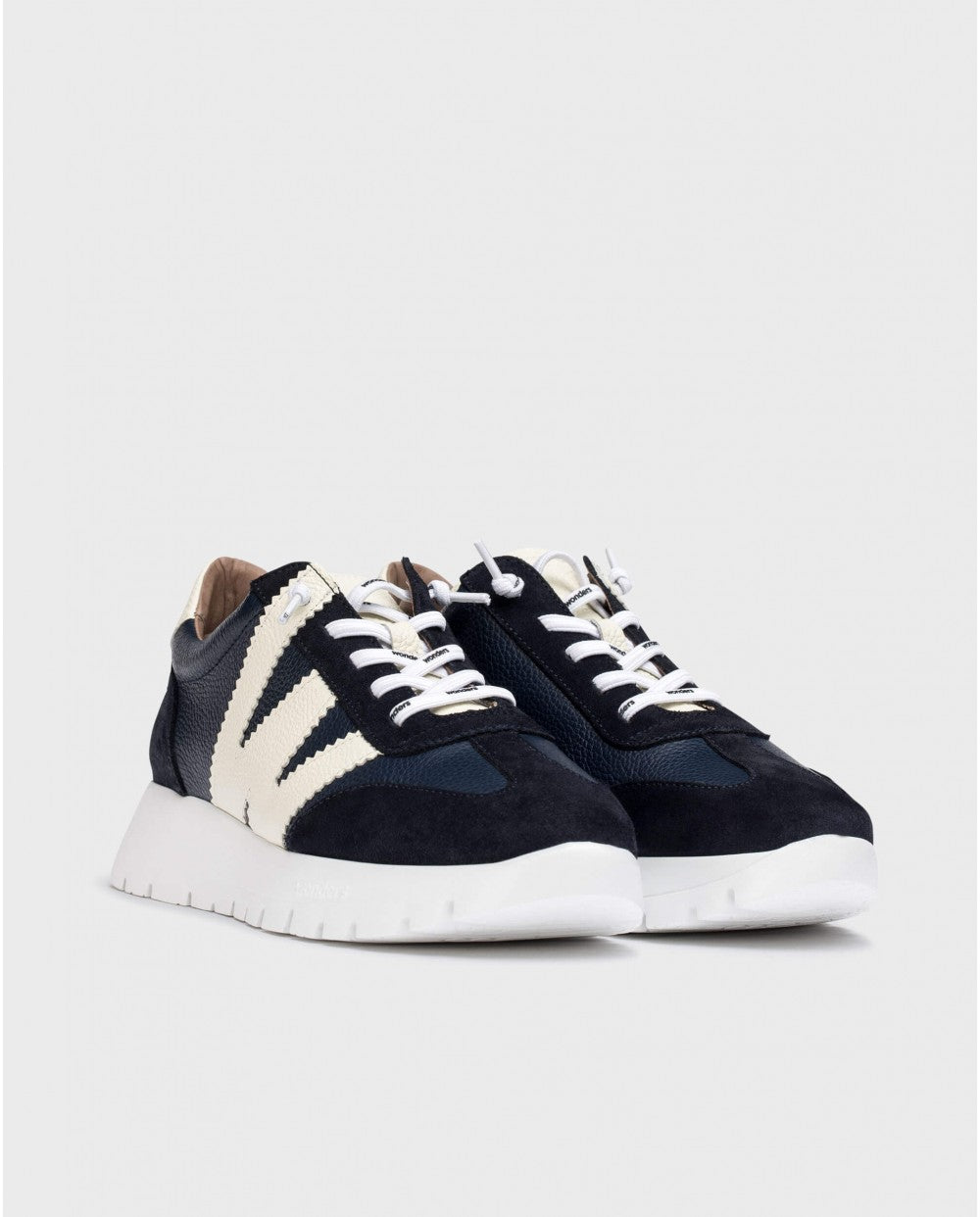 Wonders | Racer Sneaker - Black/White