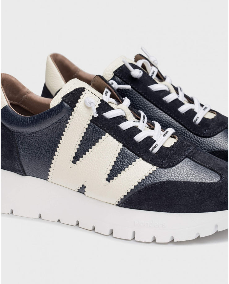 Wonders | Racer Sneaker - Black/White