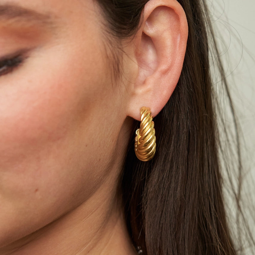 Brenda Grands Jewelry | Big Braided Hoops