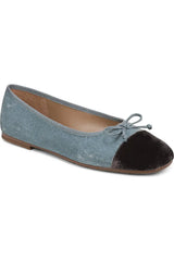 Sam Edelman | Alie 2 Ballet Flat in Azure Blue Suede