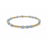 Erin Gray | Signature Angelite and 14k Gold filled Beaded Bracelet