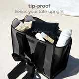 Case-Mate | Midnight Black Bow Jelly Tote Bag