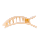 Teleties | Flat Rectangle Hair Clip | Large | Almond Beige