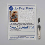 Hibiscus Flower Needlepoint Kit