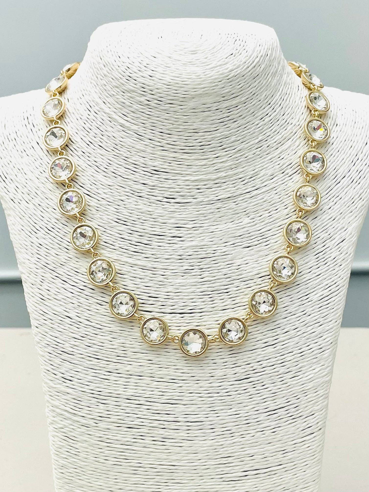 Two Forty Two | CHIC | Layering Rhinestone Necklace - Clear