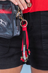 Game Day 10 Row Cord Keychain
