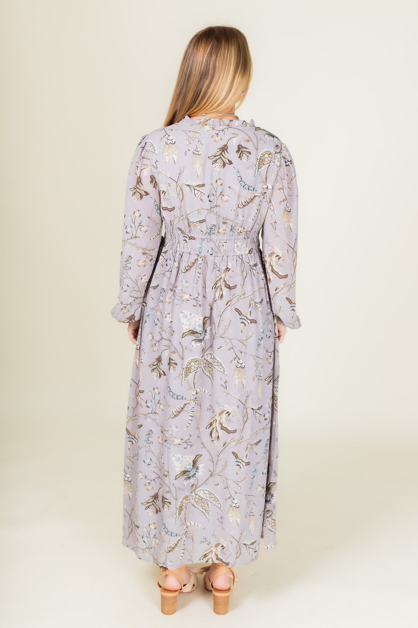 Spartina | Adrianna Midi Dress Maritime Forest Chintz Gray (Final Sale)