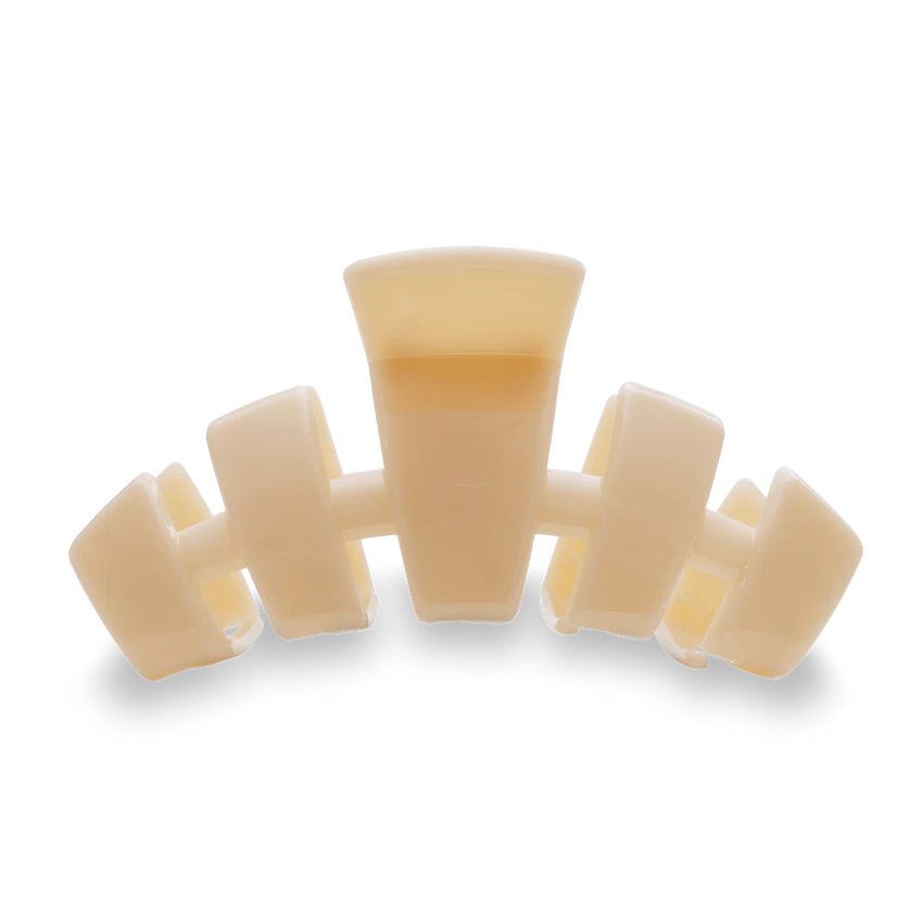 Teleties | Classic Almond Beige Large Hair Clip