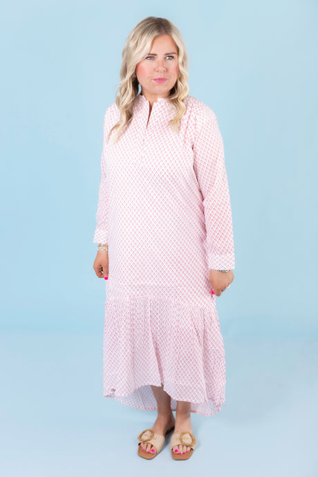Cotton Printed Voile Steph Dress