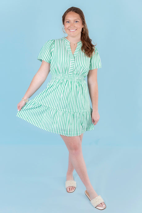 The Striped Mini Dress