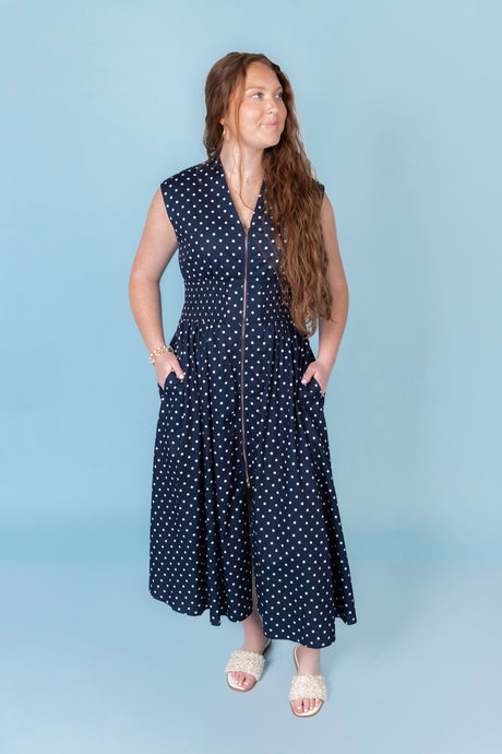 Polka Dot Delight Midi Dress