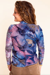 Painter's Palette Mock Neck Top