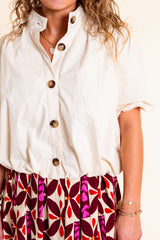 Juliette Bubble Hem Blouse