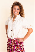 Juliette Bubble Hem Blouse