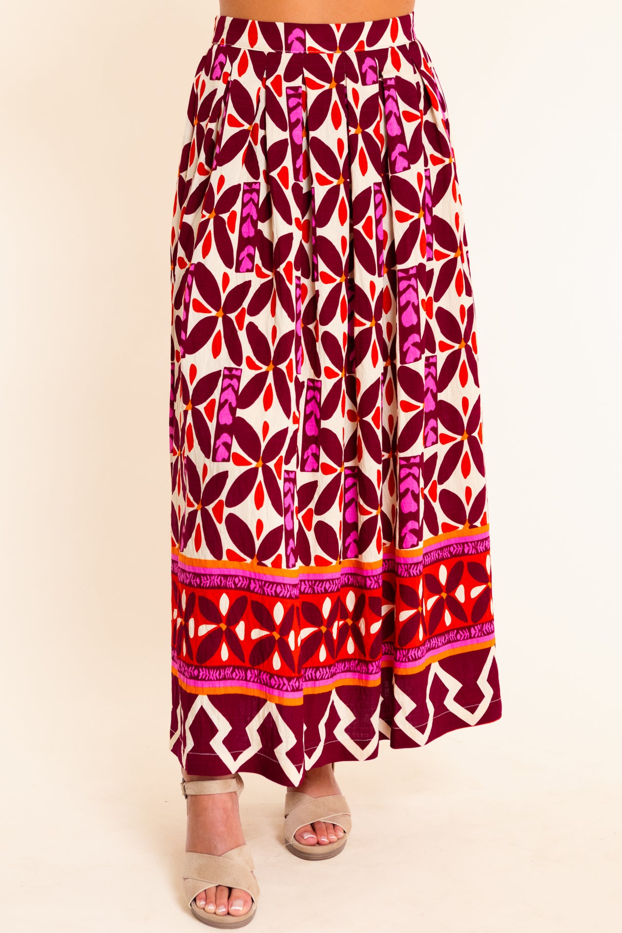 The Sienna Mosaic Maxi Skirt