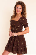 The Autumn Bloom Mini Dress