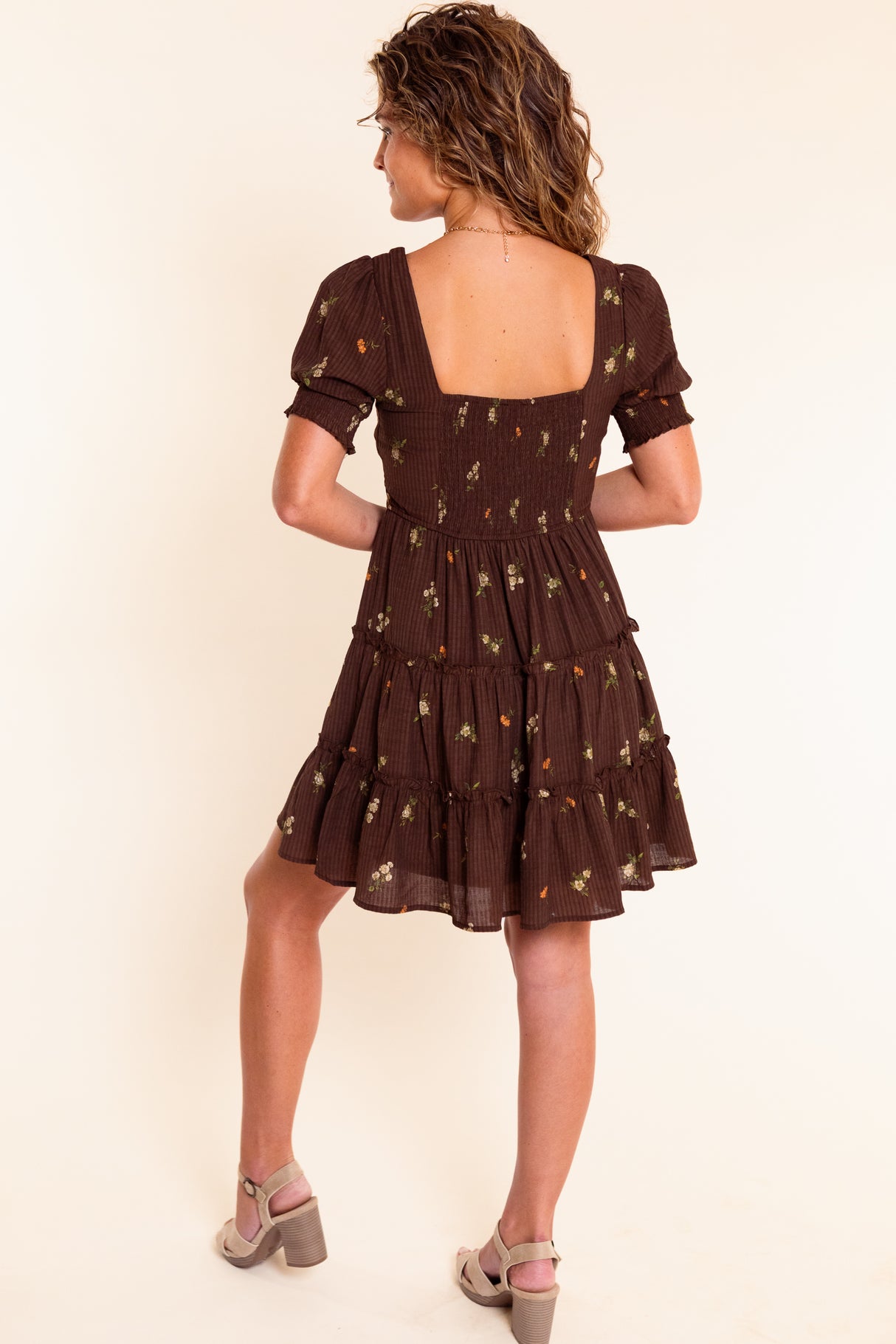 The Autumn Bloom Mini Dress