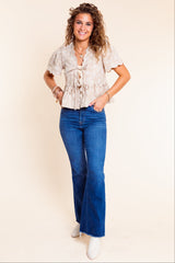 The Sweet Meadow Tie Blouse