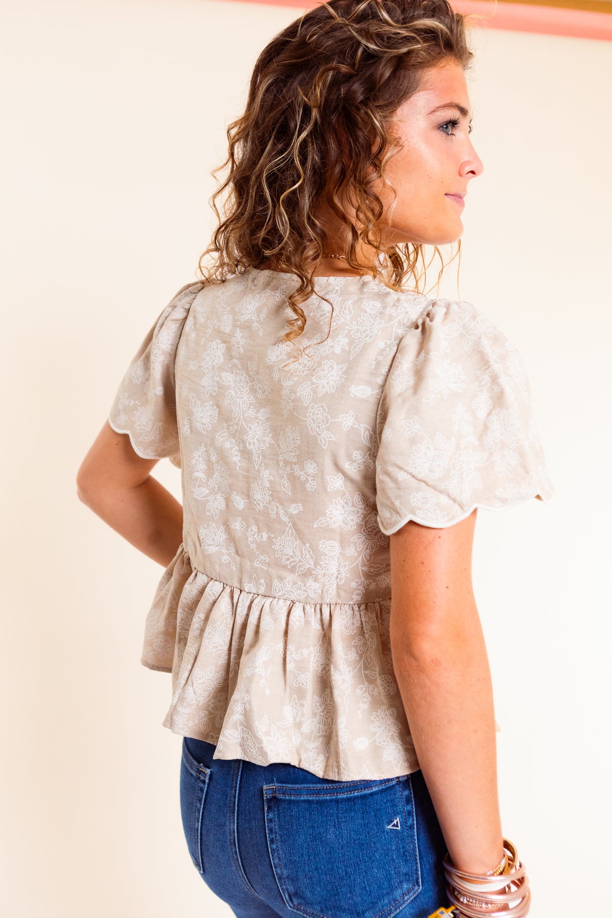 The Sweet Meadow Tie Blouse