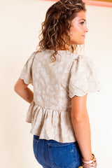 The Sweet Meadow Tie Blouse