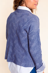 Silver Mist Textured Knit Top