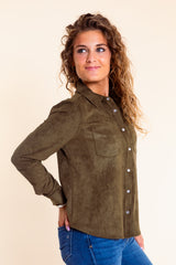 Cypress Trail Suede Blouse