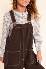 Oak & Olive Utility Overalls