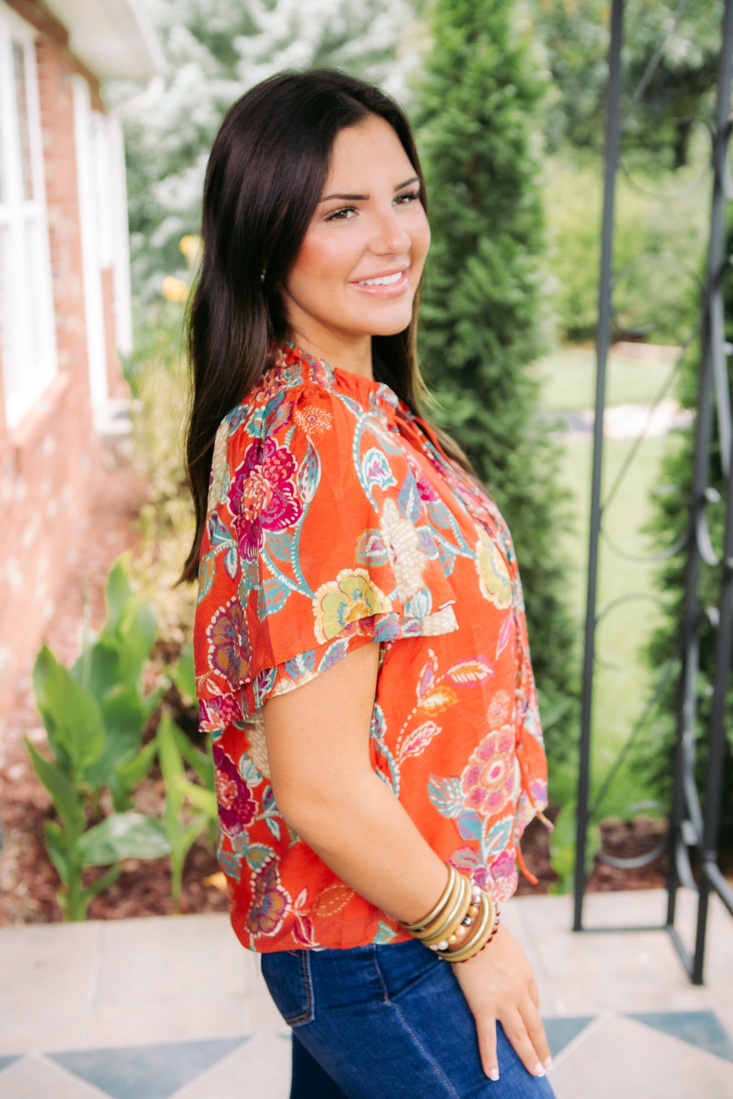 The Adaline Floral Top