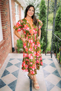 The Pinky Florals Maxi Dress