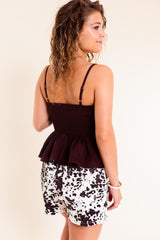 The Dinner Date Pleated Cami