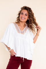 Desert Daydream Embroidered Top