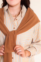 The Morning Meeting Button-Down with Faux Tie