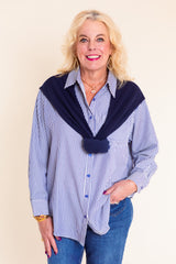 The Morning Meeting Button-Down with Faux Tie